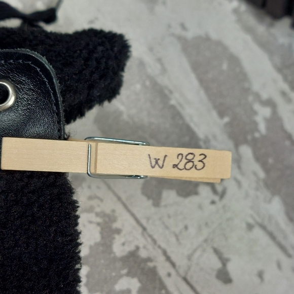 NEW Steve Madden Colleta Platform Black Leather Lace Up Boots W283 - Picture 9 of 9